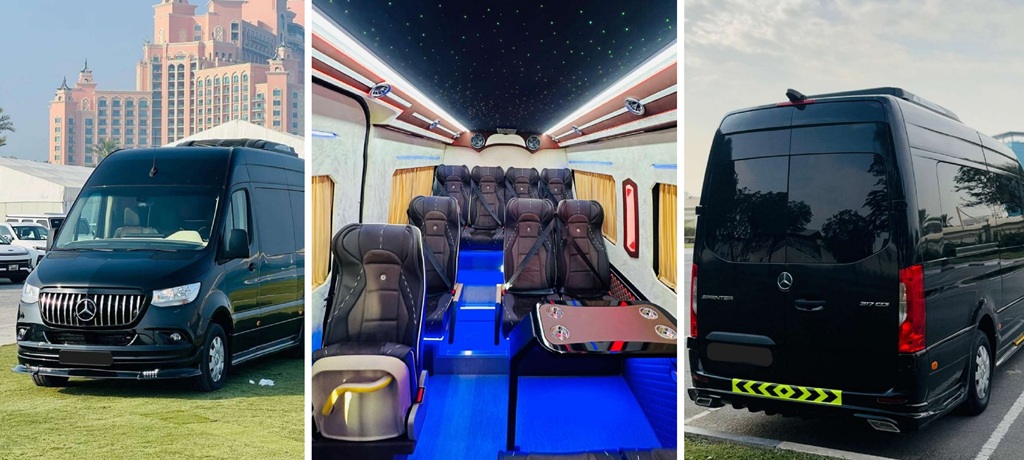 10 seater Van Rental in Dubai 