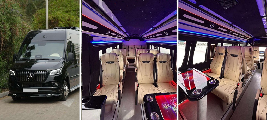 15 Seater Luxury Van Rental Dubai